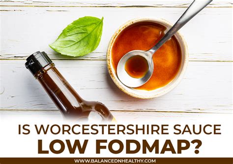 is worcester sauce low fodmap